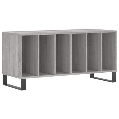 Record Cabinet Grey Sonoma 100x38x48 cm Engineered Wood