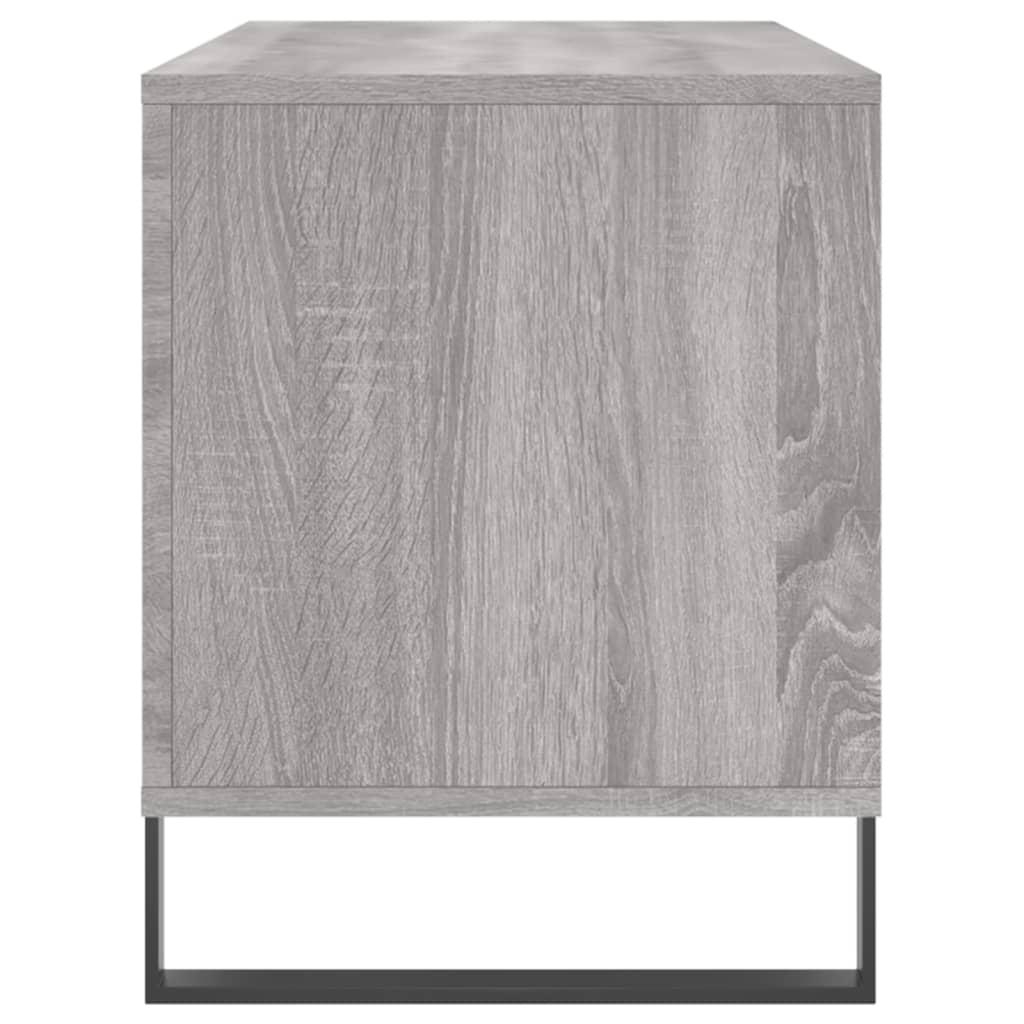 Record Cabinet Grey Sonoma 100x38x48 cm Engineered Wood