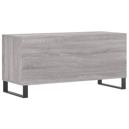 Record Cabinet Grey Sonoma 100x38x48 cm Engineered Wood