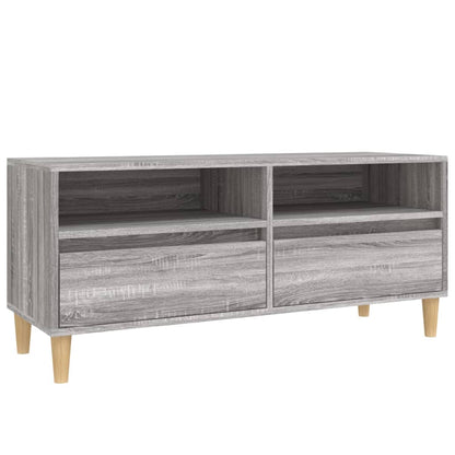 TV Cabinet Grey Sonoma 100x34.5x44.5 cm Engineered Wood