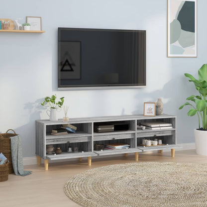 TV Cabinet Grey Sonoma 150x30x44.5 cm Engineered Wood