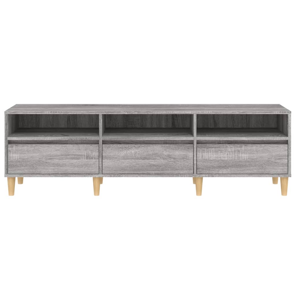 TV Cabinet Grey Sonoma 150x30x44.5 cm Engineered Wood