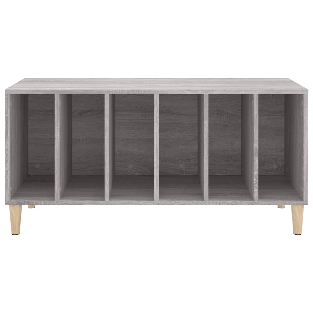 Record Cabinet Grey Sonoma 100x38x48 cm Engineered Wood