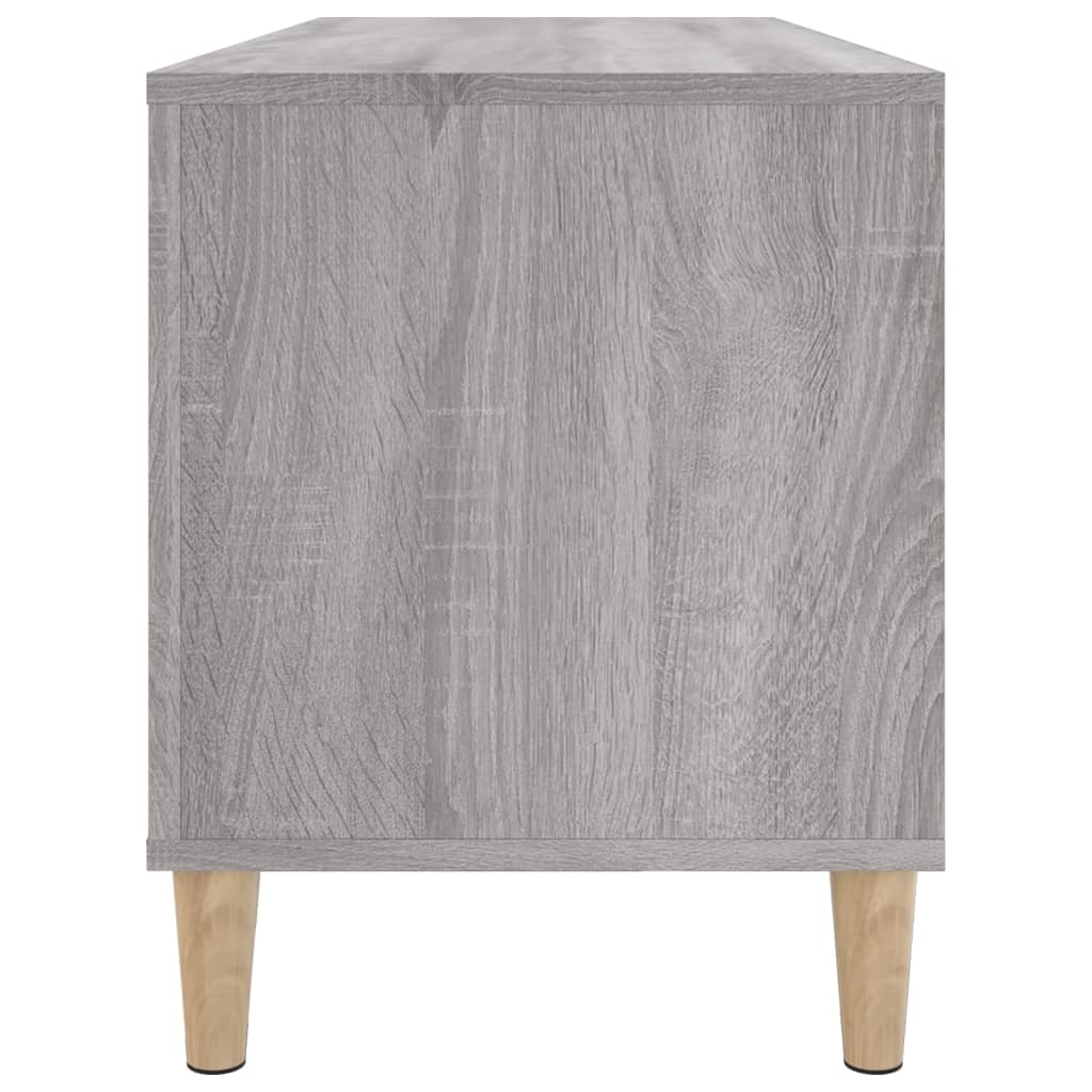 Record Cabinet Grey Sonoma 100x38x48 cm Engineered Wood