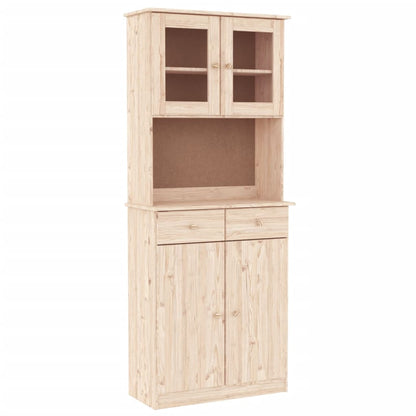 Highboard ALTA 77x35x188 cm Solid Wood Pine