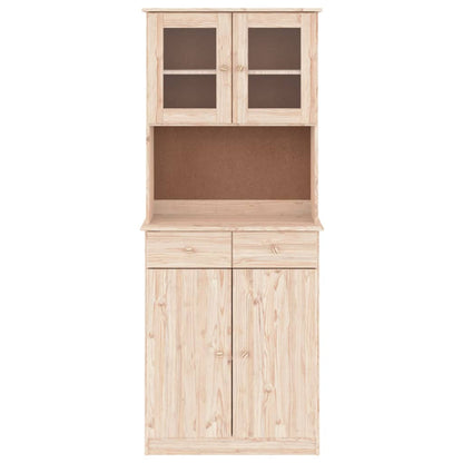 Highboard ALTA 77x35x188 cm Solid Wood Pine