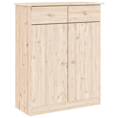 Highboard ALTA 77x35x188 cm Solid Wood Pine