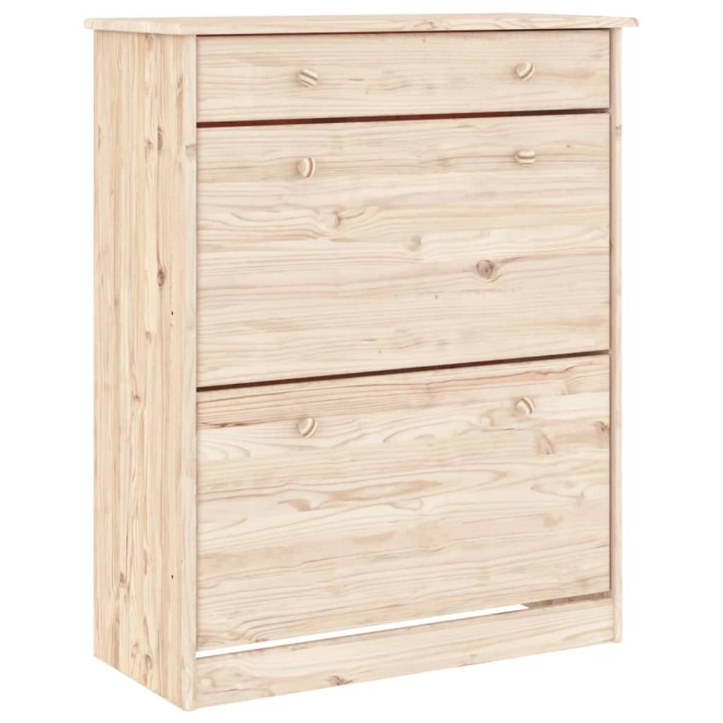 Highboard ALTA 77x35x188 cm Solid Wood Pine