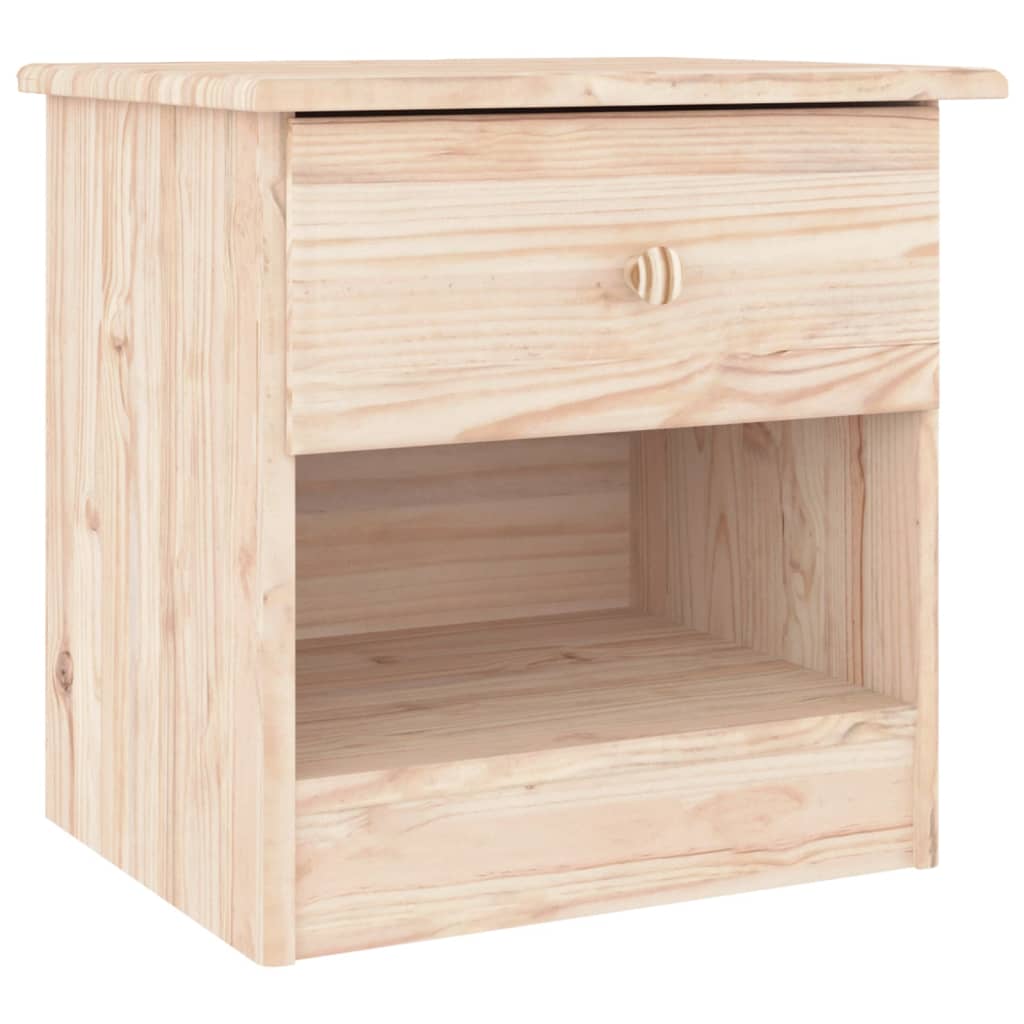 Bedside Cabinet ALTA 41x35x41 cm Solid Wood Pine