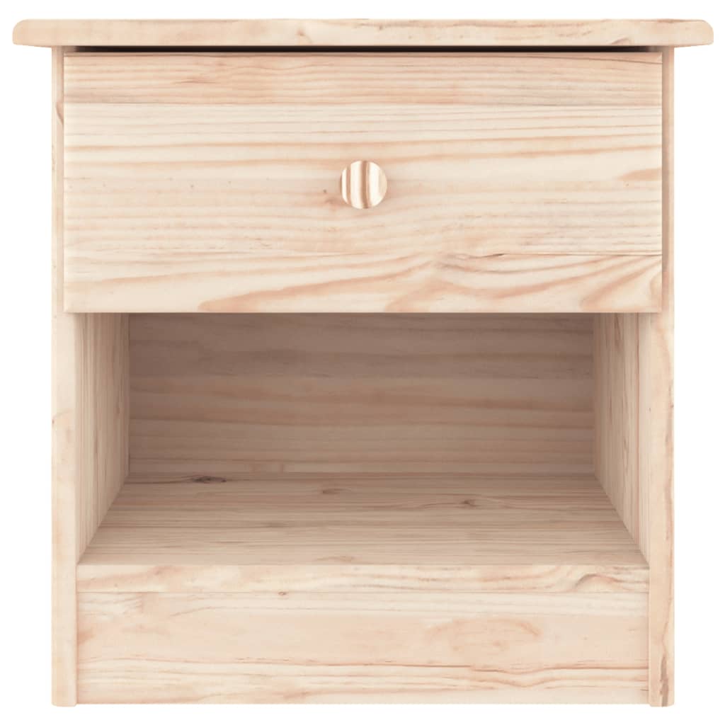 Bedside Cabinet ALTA 41x35x41 cm Solid Wood Pine