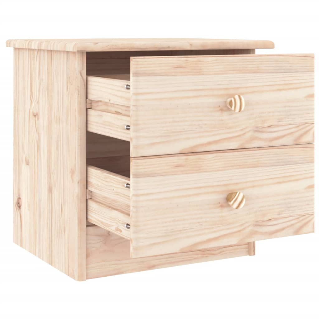 Bedside Cabinet ALTA 41x35x41 cm Solid Wood Pine