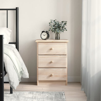 Bedside Cabinet ALTA 41x35x55.5 Solid Wood Pine