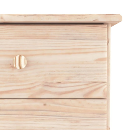 Chest of Drawers ALTA 77x35x73 cm Solid Wood Pine