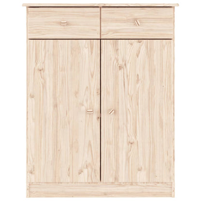 Shoe Cabinet ALTA 77x35x96 cm Solid Wood Pine