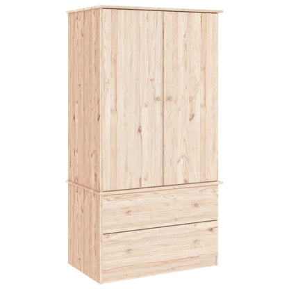 Wardrobe ALTA 90x55x170 cm Solid Wood Pine