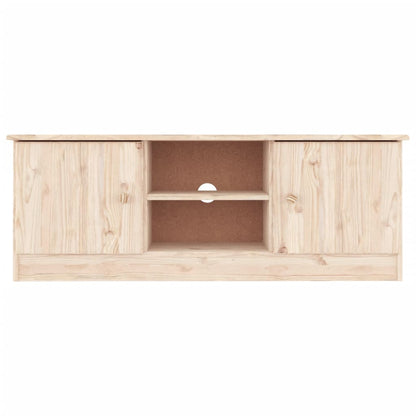 TV Cabinet ALTA 112x35x41 cm Solid Wood Pine