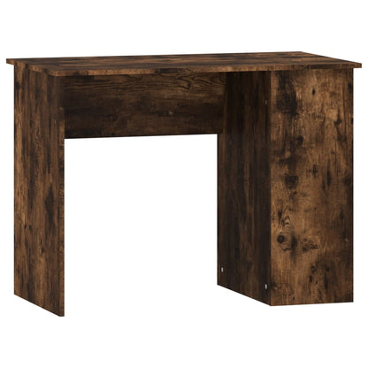 Desk Smoked Oak 100x55x75 cm Engineered Wood