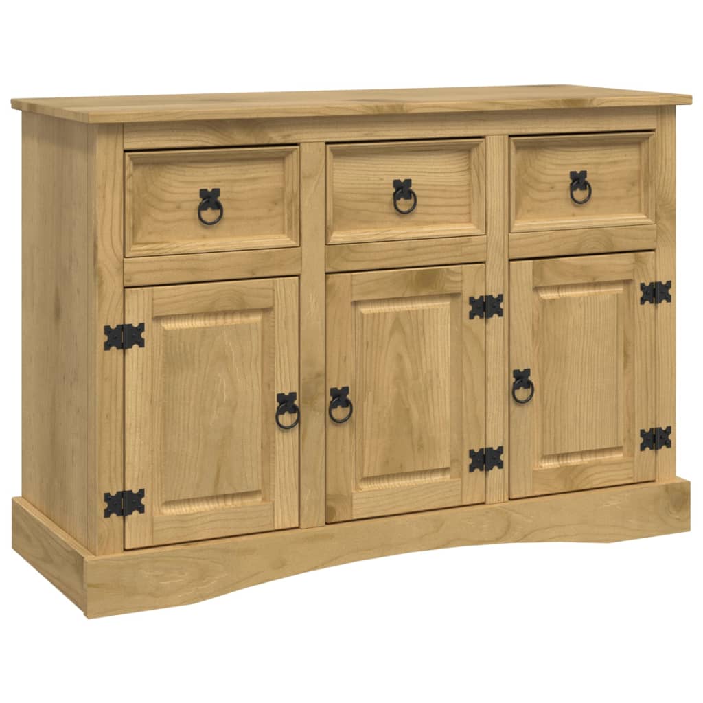 Sideboard Corona 115x43x79.5 cm Solid Wood Mexican Pine