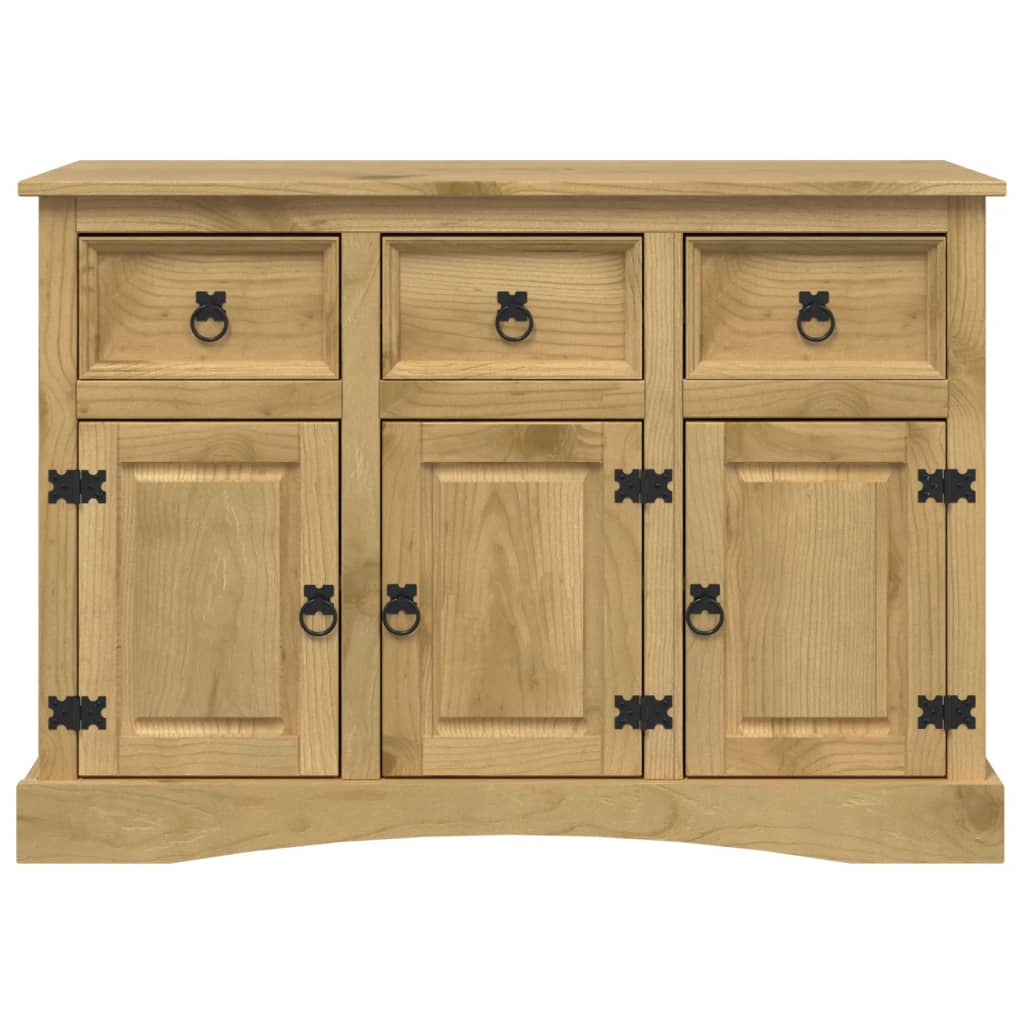 Sideboard Corona 115x43x79.5 cm Solid Wood Mexican Pine