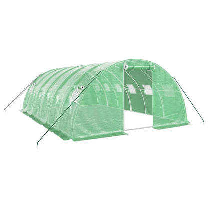 Greenhouse with Steel Frame Green 24 m² 6x4x2 m