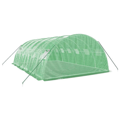 Greenhouse with Steel Frame Green 24 m² 6x4x2 m