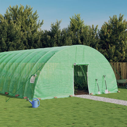 Greenhouse with Steel Frame Green 36 m² 6x6x2.85 m