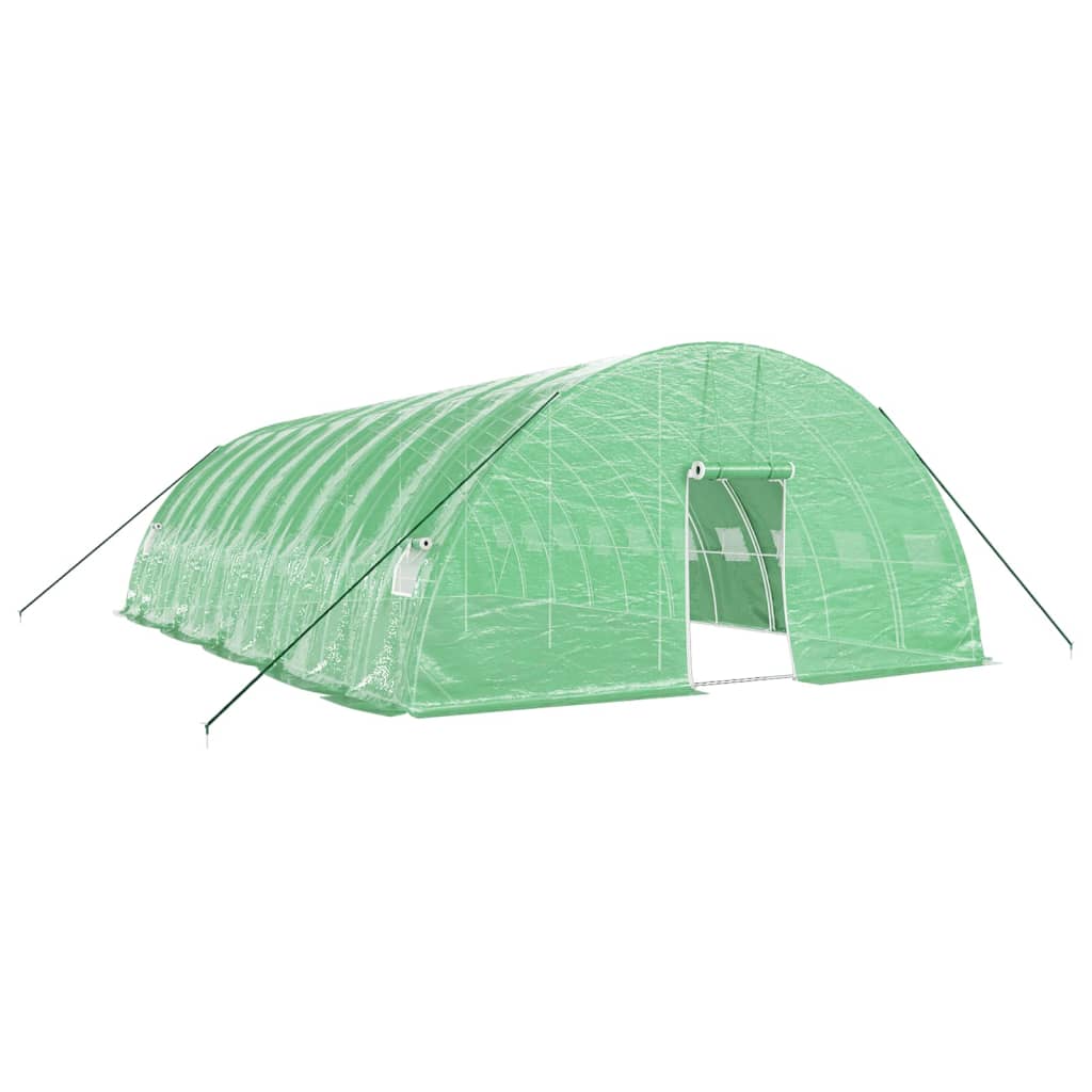 Greenhouse with Steel Frame Green 60 m² 10x6x2.85 m