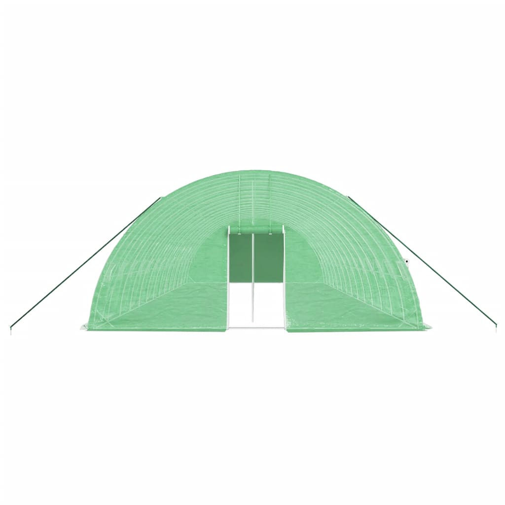 Greenhouse with Steel Frame Green 84 m² 14x6x2.85 m