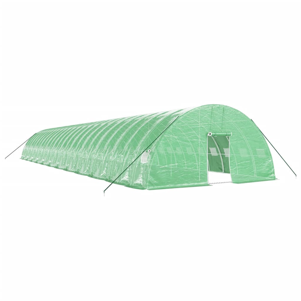 Greenhouse with Steel Frame Green 144 m² 24x6x2.85 m