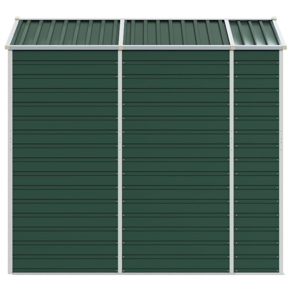 Garden Shed Green 191x215x198 cm Galvanised Steel