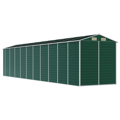 Garden Shed Green 191x895x198 cm Galvanised Steel