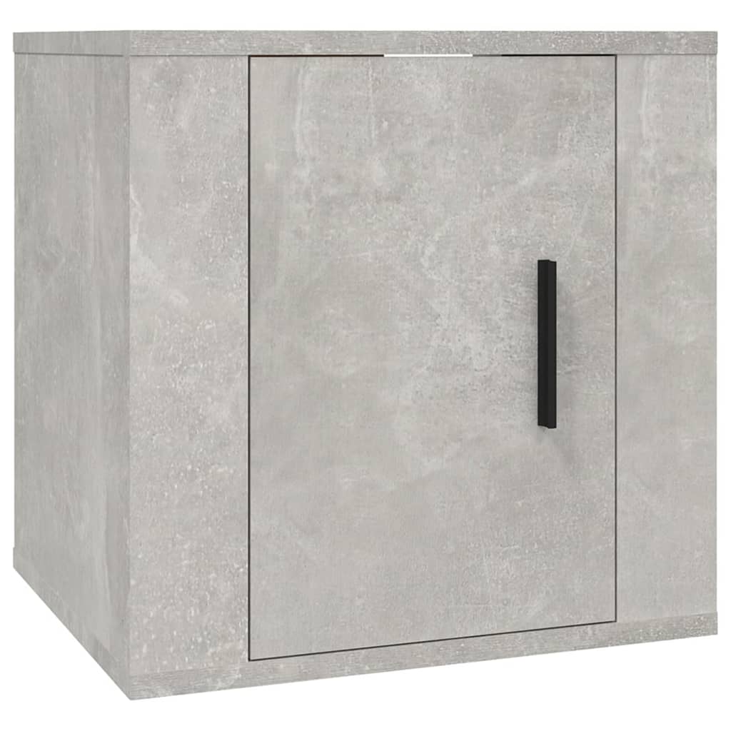 7 Piece TV Cabinet Set Concrete Grey Engineered Wood