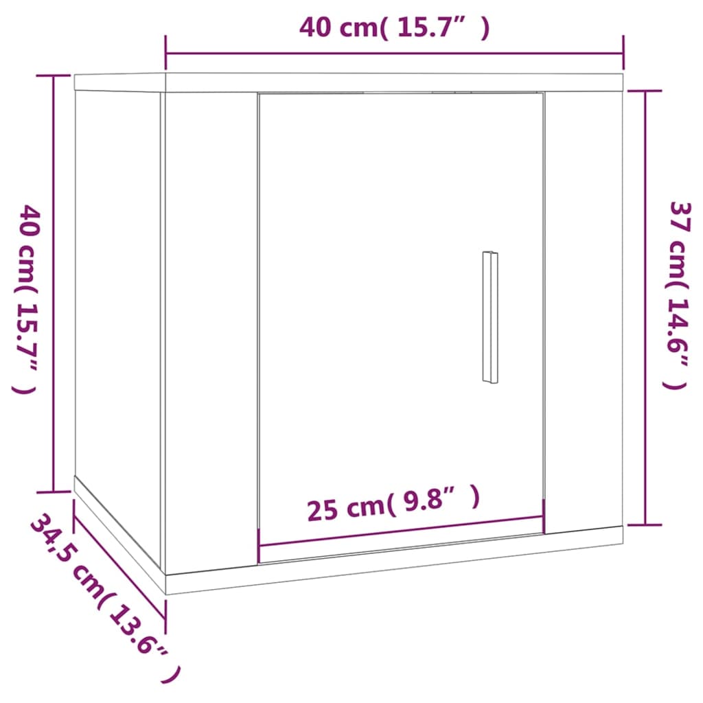 5 Piece TV Cabinet Set High Gloss White Engineered Wood