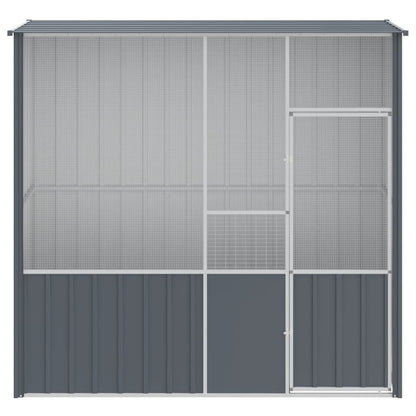 Bird Cage Anthracite 215x78x200 cm Galvanised Steel