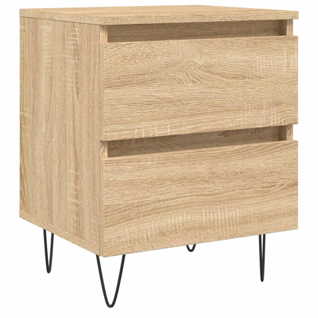 Bedside Cabinet Sonoma Oak 40x35x50 cm Engineered Wood