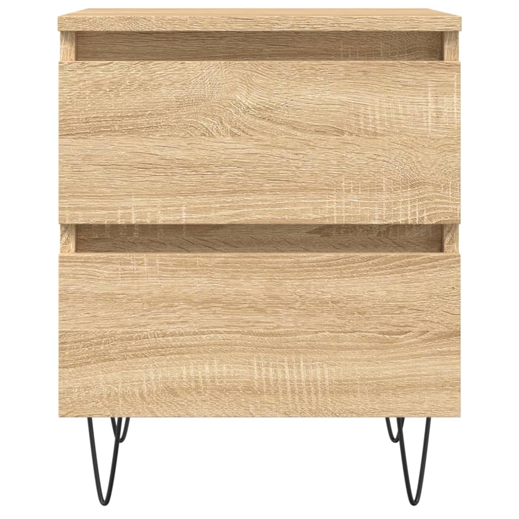 Bedside Cabinet Sonoma Oak 40x35x50 cm Engineered Wood