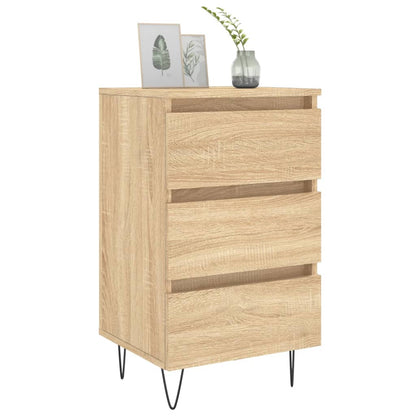 Bedside Cabinet Sonoma Oak 40x35x69 cm Engineered Wood