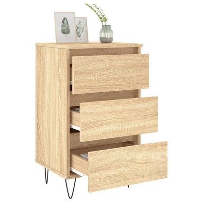 Bedside Cabinet Sonoma Oak 40x35x69 cm Engineered Wood