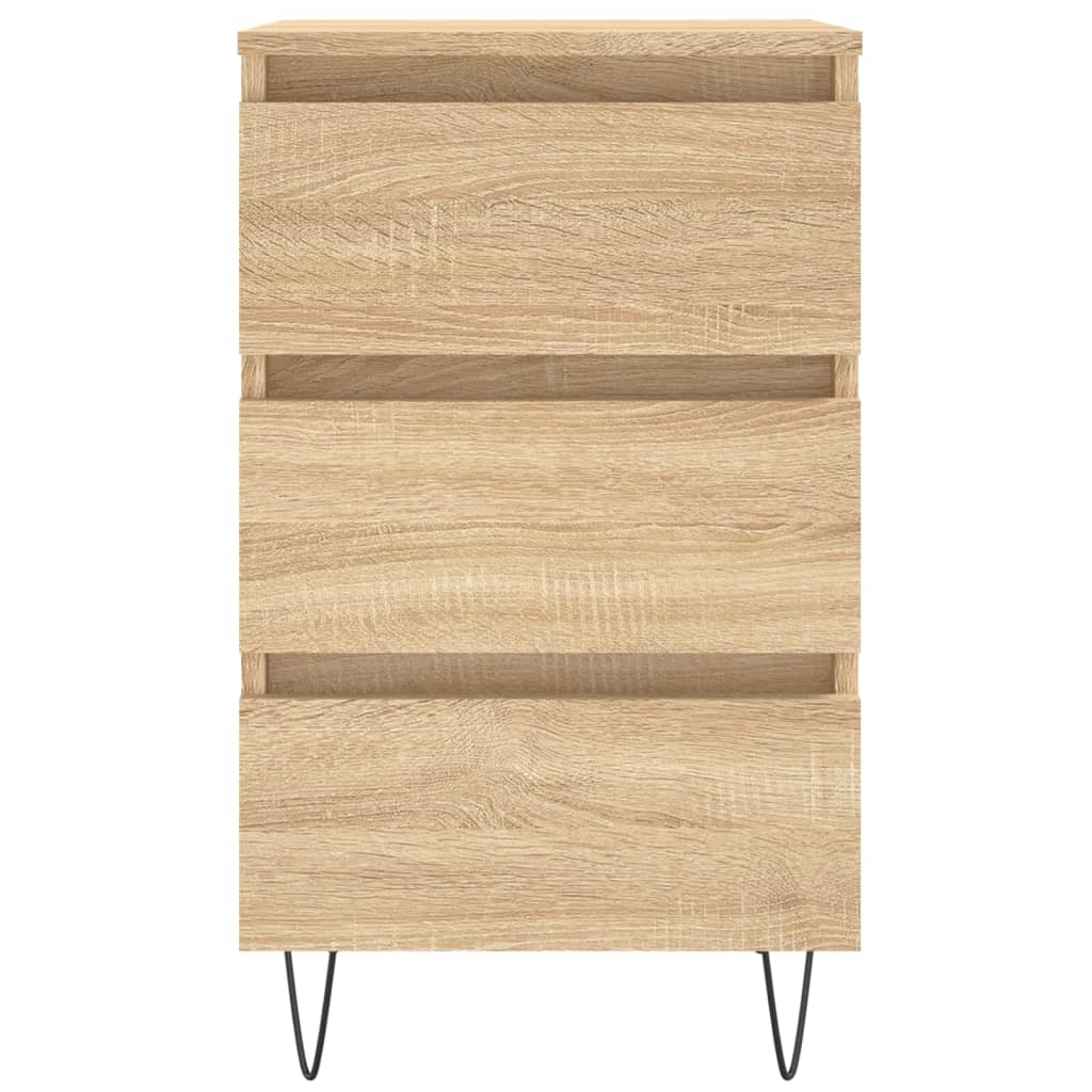 Bedside Cabinet Sonoma Oak 40x35x69 cm Engineered Wood