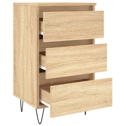 Bedside Cabinet Sonoma Oak 40x35x69 cm Engineered Wood