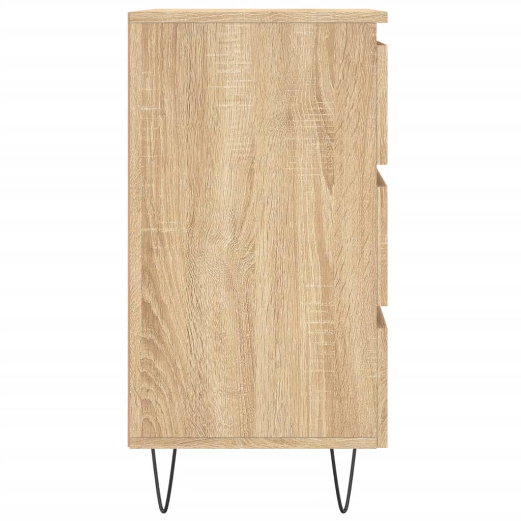 Bedside Cabinet Sonoma Oak 40x35x69 cm Engineered Wood