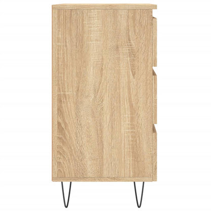 Bedside Cabinet Sonoma Oak 40x35x69 cm Engineered Wood