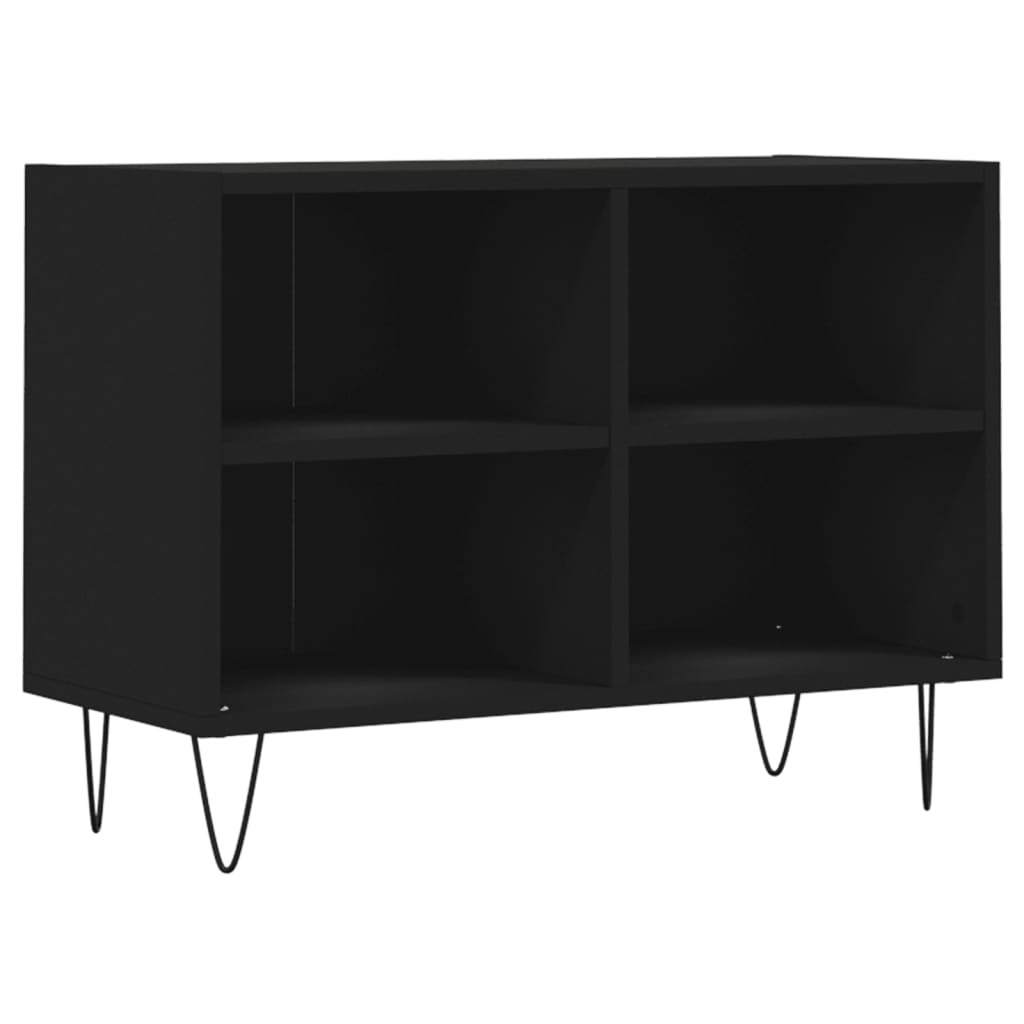 TV Cabinet Black 69.5x30x50 cm Engineered Wood