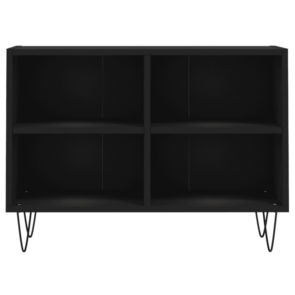 TV Cabinet Black 69.5x30x50 cm Engineered Wood