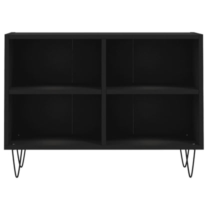 TV Cabinet Black 69.5x30x50 cm Engineered Wood