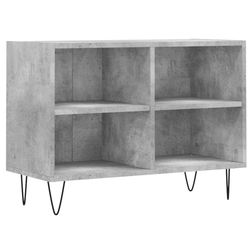 TV Cabinet Concrete Grey 69.5x30x50 cm Engineered Wood