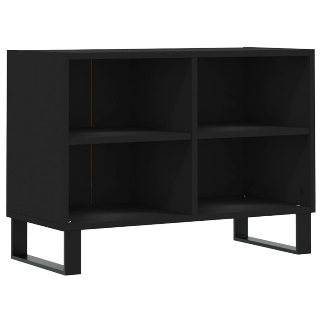 TV Cabinet Black 69.5x30x50 cm Engineered Wood