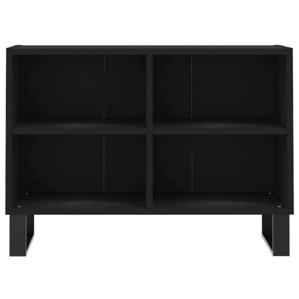 TV Cabinet Black 69.5x30x50 cm Engineered Wood