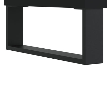 TV Cabinet Black 69.5x30x50 cm Engineered Wood