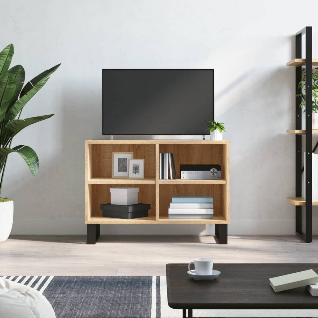 TV Cabinet Sonoma Oak 69.5x30x50 cm Engineered Wood